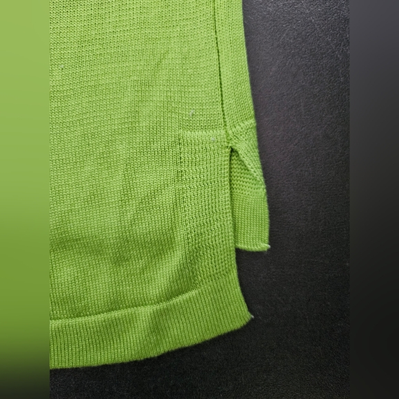 NWT - Vintage Silk Irene & Jonathan Green Knit Jersey - Size L - Picture 8 of 9